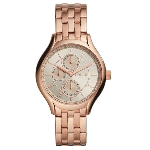 Fossil Daydreamer Gold Stainless Steel Gold Dial Quartz Watch for Ladies - BQ1583