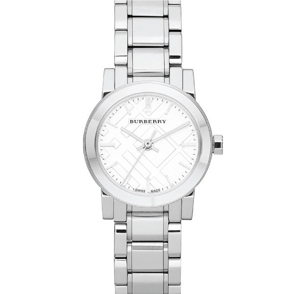 Burberry Silver Stainless Steel Silver Dial Quartz Watch for Ladies - BU9200