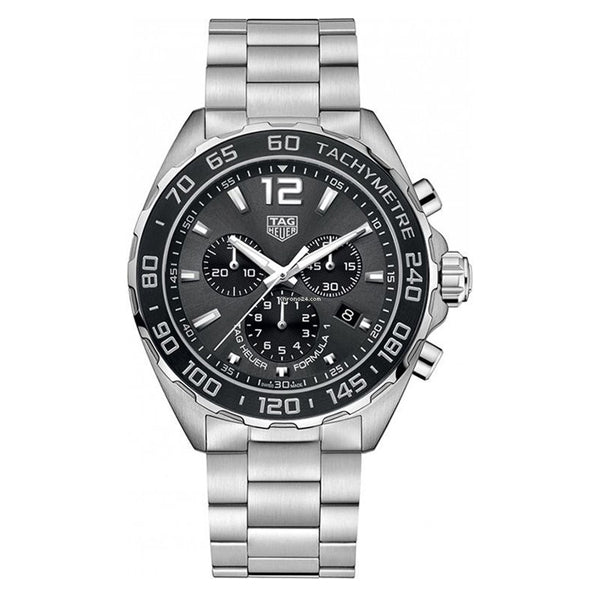 Tag Heuer Formula 1 Silver Stainless Steel Anthracite Dial Quartz Watch for Gents - CAZ1011BA0842