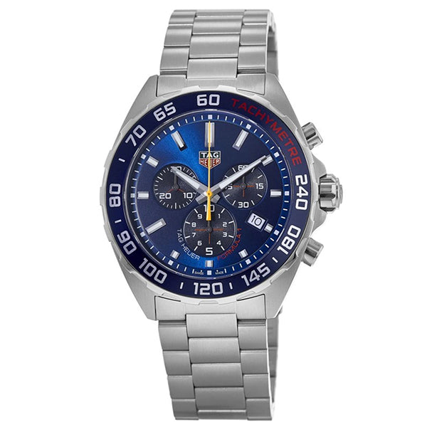 Tag Heuer Formula 1 Silver Stainless Steel Blue Dial Quartz Watch for Gents- CAZ101AB.BA0842