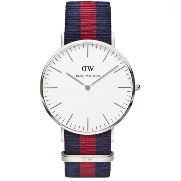 Daniel Wellington Classic Oxford Two-tone Nylon Strap White Dial Watch for Gents - DW00100015