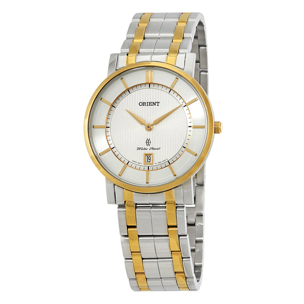 Orient Classic Two-tone Stainless Steel White Dial Automatic Unisex Watch - FGW01003W0