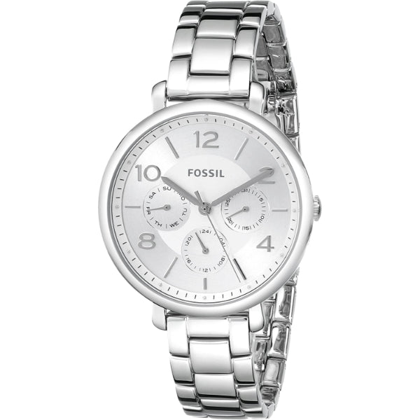 Fossil Jacqueline Silver Stainless Steel Silver Dial Quartz Watch for Ladies - ES3664