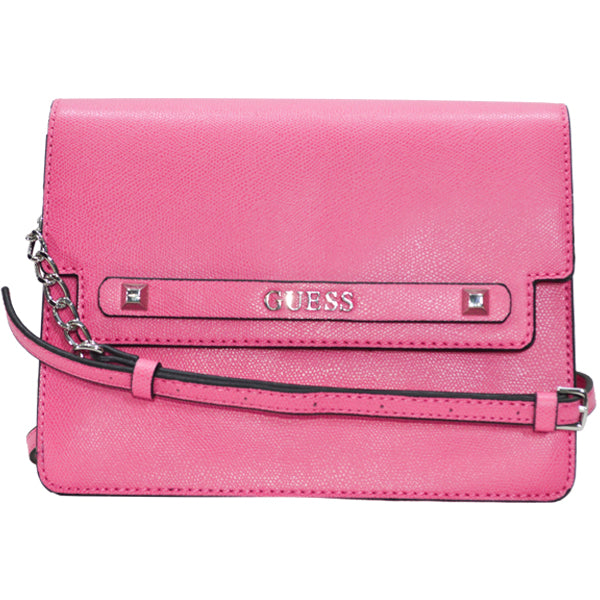 Guess Body Bag Pink Guess Leather Handbag