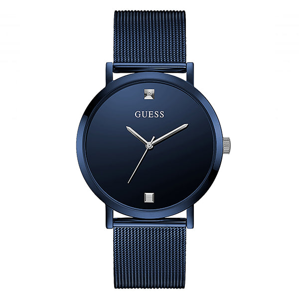 Guess SuperNova Blue Mesh Bracelet Blue Dial Quartz Watch for Gents - GW0248G4