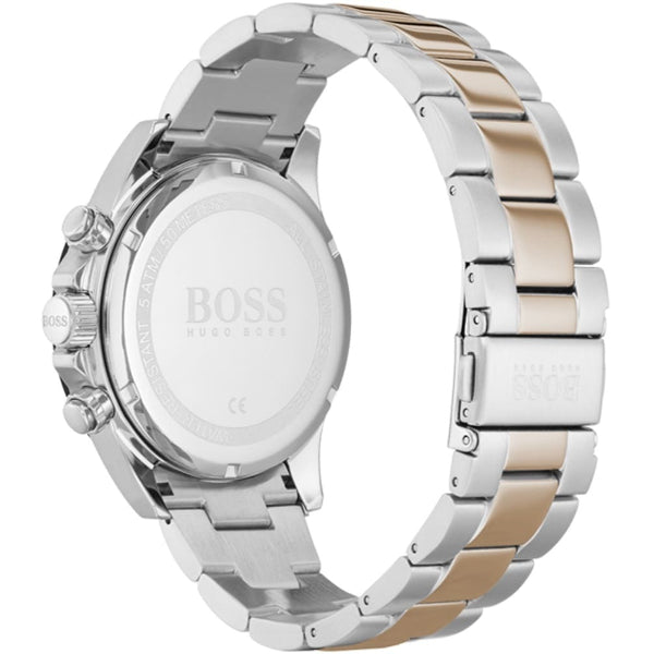 Hero Watch HUGO BOSS Hero Two-Tone Stainless Steel Black Dial Chronograph Quartz ...