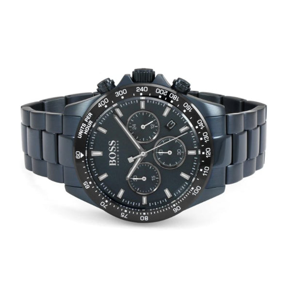Hero Watch HUGO BOSS Hero Sport Lux Blue Stainless Steel Blue Dial Chronograph Qu ...