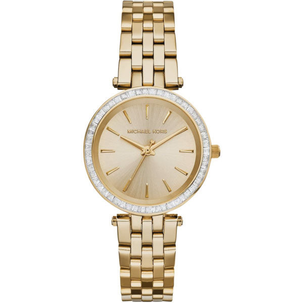 Michael Kors Darci Gold Stainless Steel Gold Dial Quartz Watch for Ladies - MK-3365