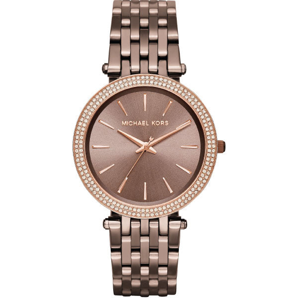 Michael Kors Darci Brown Stainless Steel Brown Dial Quartz Watch for Ladies - MK-3416