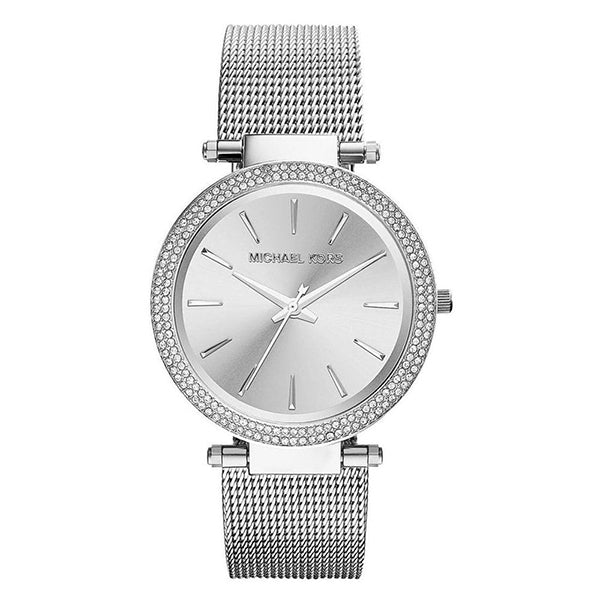 Michael Kors Darci Silver Stainless Steel Silver Dial Quartz Watch for Ladies - MK-3367