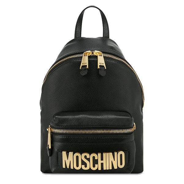 Moschino Logo Lettering Nylon Backpack 7602
