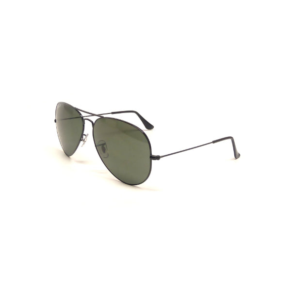 Ray-Ban Aviator Classic Polished Black Sunglasses - Rb 3025 002/58 62