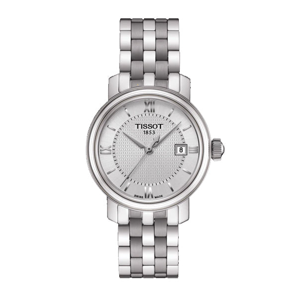 Tissot Bridgeport Two-tone Stainless Steel Mother of pearl Dial Quartz Watch for Ladies - T-0970102211800