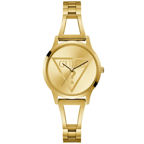 Guess Lola Gold Stainless Steel Gold Dial Quartz Watch for Ladies - W1145L3