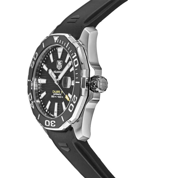 Aquaracer calibre 5 rubber strap best sale