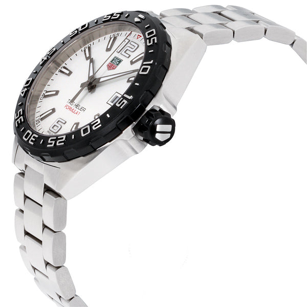 Buy Tag Heuer Formula Silver Stainless Steel White Dial Quartz