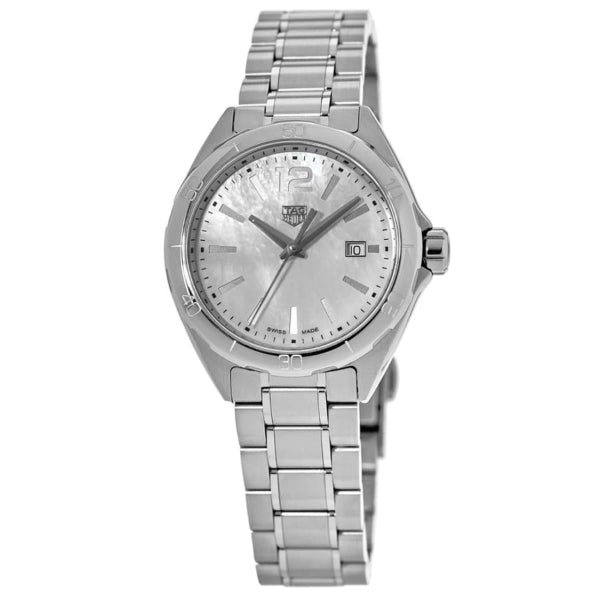 Tag Heuer Formula 1 Silver Stainless Steel Mother of Pearl Dial Quartz Watch for Ladies- WBJ1418.BA0664