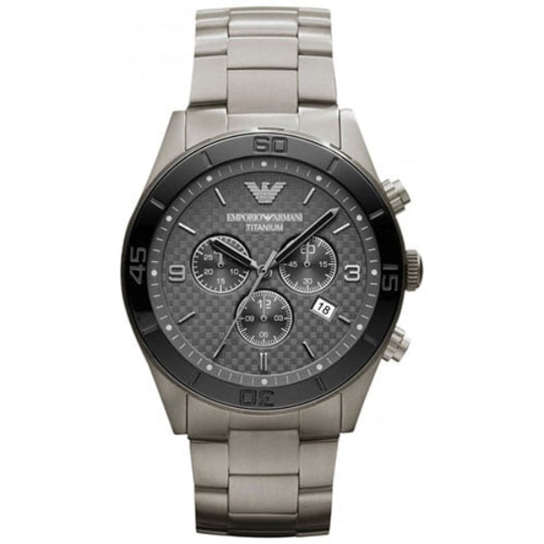 EMPORIO ARMANI Sportivo Grey Stainless Steel Grey Dial Chronograph Quartz Watch for Gents - AR9502