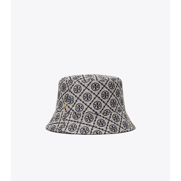 Tory Burch Short-Brim T Monogram Bucket Hat - 137848
