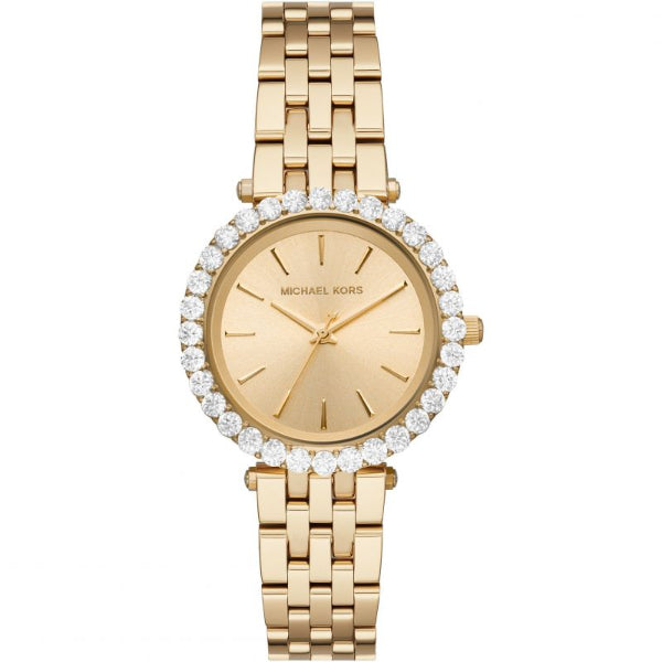 Michael Kors Darci Gold Stainless Steel Gold Dial Quartz Watch for Ladies - MK4513