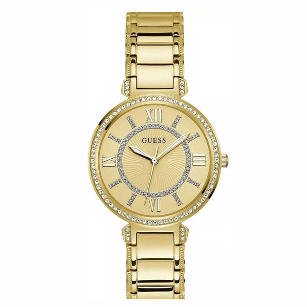 Guess Guess GW0588L1 Gold Stainless Steel Gold Dial Quartz Watch for Ladies - GW0588L1