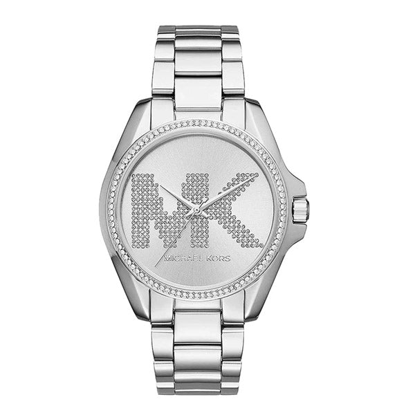 Michael Kors Bradshaw Silver Stainless Steel Silver Dial Quartz Watch for Ladies - MK6554